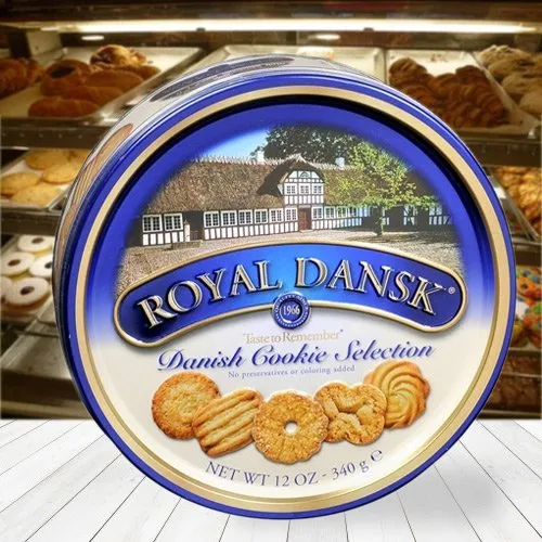 Imported Dansk Assorted Cookies