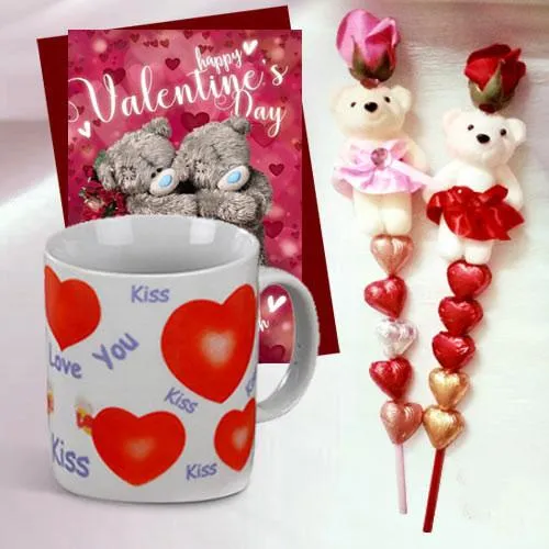 Special Combo of Teddy N Handmade Chocolates in a stick