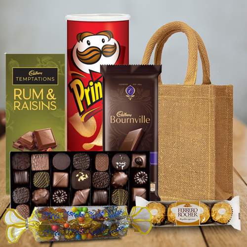 Delectable Mothers Day Gift of Chocolates Hamper