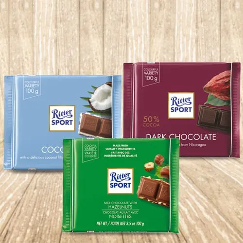 Sending Assorted Chocos Pack from Ritter Sport