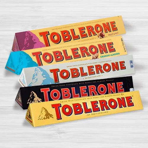 Delectable Assorted Toblerone Chocolates
