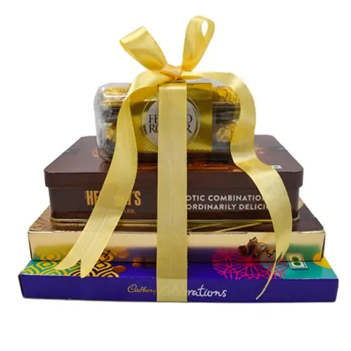 Delightful 4 Layer Chocolate Tower Gift