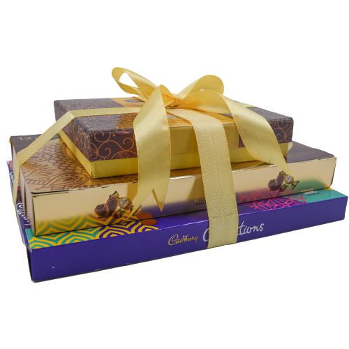 Exclusive Chocolate N Nuts Tower Gift Combo