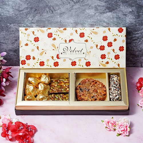 Yummy Nuts  N  Sweet Assortments Mothers Day Gift Box