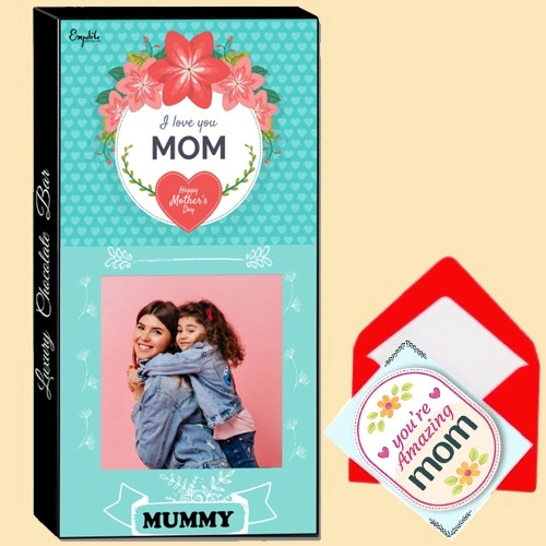 Yummylicious Personalized Mothers Day Chocolate Bar