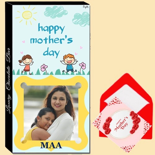 Irresistible Mothers Day Special Photo Chocolate Bar
