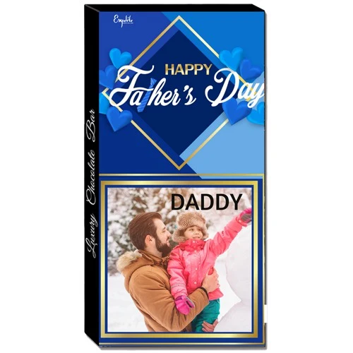 Tempting Custom Chocolate for Fathers Day