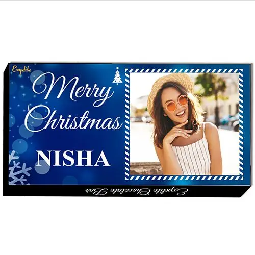 Delicious Christmas Personalized Chocolate Bar