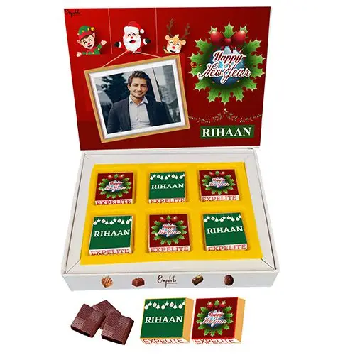 Exclusive Personalized Christmas Chocolates Assortment