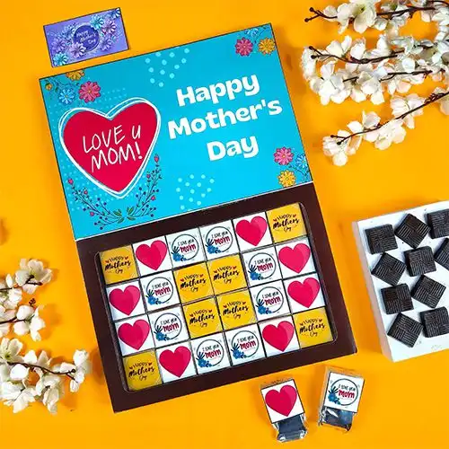 Yummy Mothers Day Chocolates Gift Box