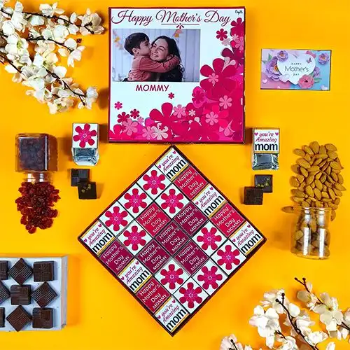 Yummy Mothers Day Personalized Chocolates Treat