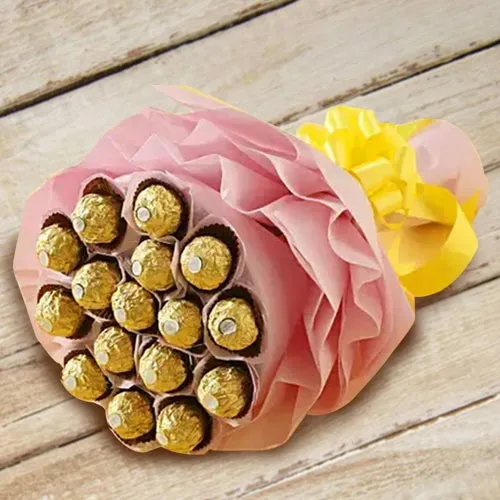 Marvelous Bouquet of Ferrero Rocher Chocolates