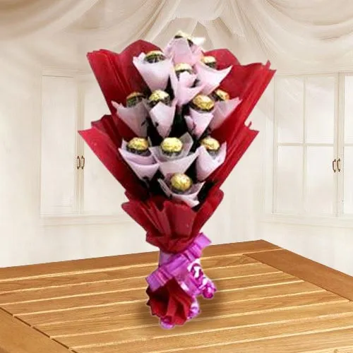 Wonderful Bouquet of Ferrero Rocher Chocolate