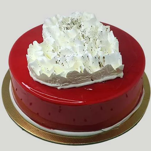 Tempting Red Velvet Fondant Cake