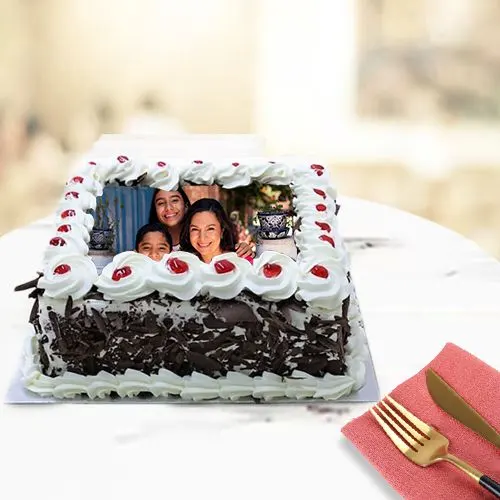 Silky-Smooth Black Forest Photo Cake for V-day