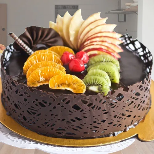 Shop for Fresh Fruits Chocolate Cake