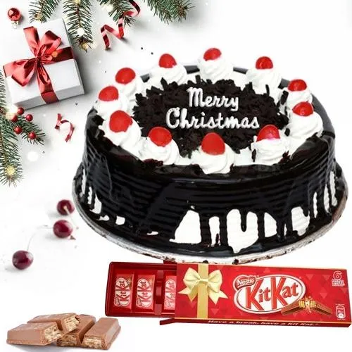Delectable Black Forest Cake N Chocolate Treat for Xmas