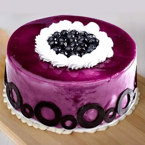 Pleasurable Blueberry Flavor Cake	