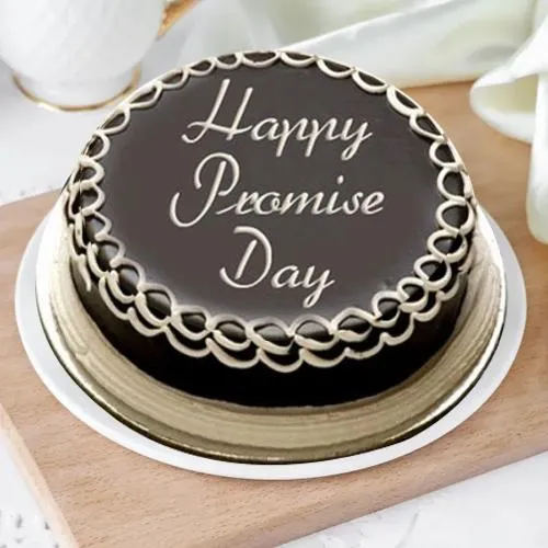 Fresh-Baked Dark Chocolate Cake for Promise Day