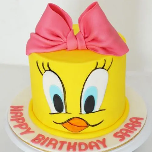 Caramelized Tweety Cake for Little One