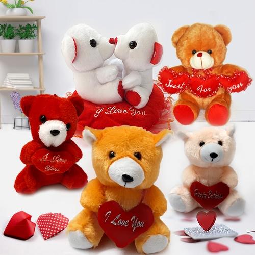 Soft N Cute Teddies for Valentines Day