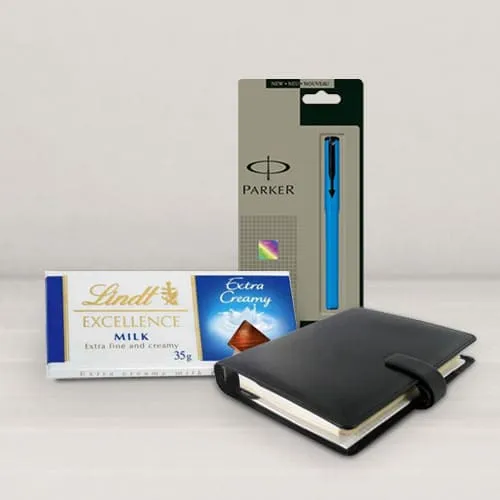 Online Chocolates, Planner Dairy and Pen