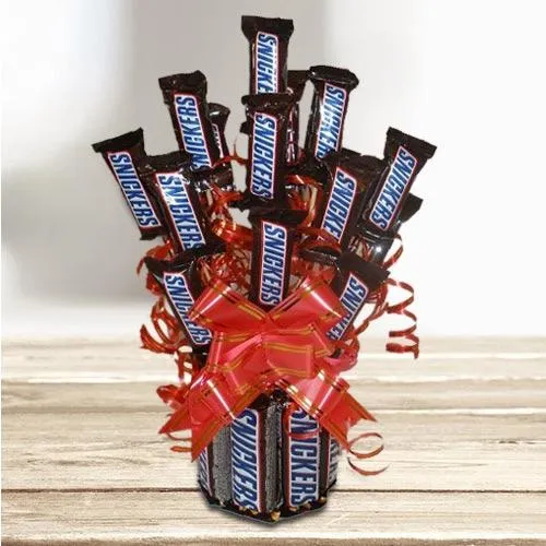 Wonderful Snickers Chocolate Bouquet