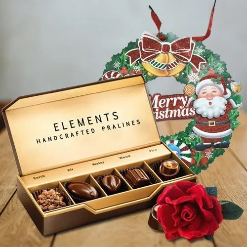 Exclusive ITC Elements Chocos with Velvet Rose N Christmas Wreath