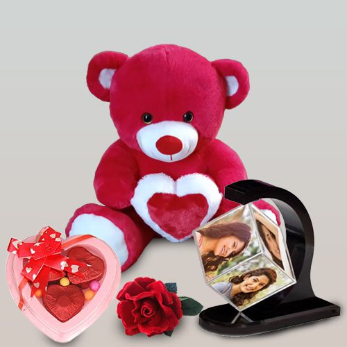 Marvelous Happy V-Day Personalized Gift Combo