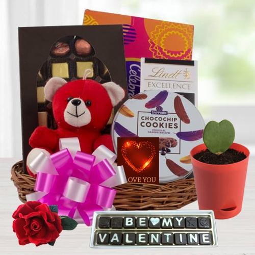 Outstanding Be My Valentine Gift Hamper  	