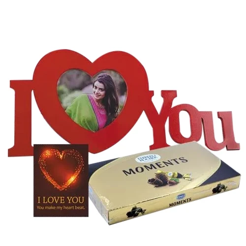 Marvelous Personalized ILU Gift Combo with Chocolates