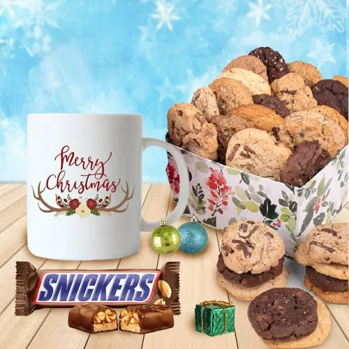 Amazing Cookie Gift Tin, Chocolate n Mug for Xmas