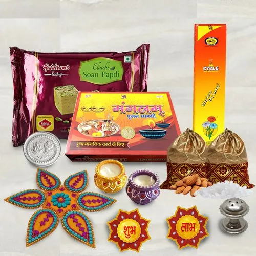 Splendid Pooja N Decor Essential Gift Box for Diwali