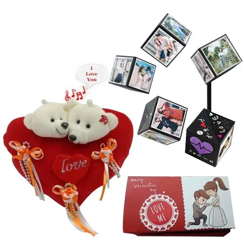 Terrific Personalized Photo PopUp Box with Musical Heart	
