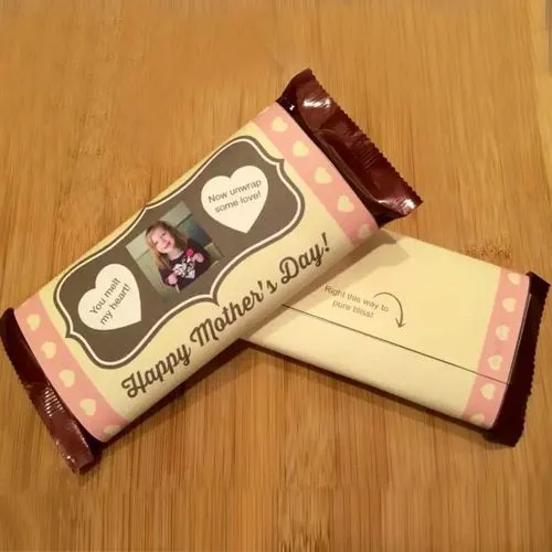 Lovely Personalized Mothers Day Message Cadbury Temptation Almond Bar