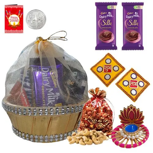 T-lights Forever with Cashews and Cadbury Hamper