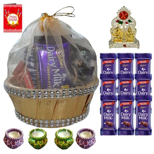 Diwali Chocolate Muses with Diya N Lord Mandap