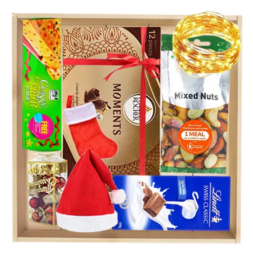 Magical Christmas Treat n Decoration Gift Tray