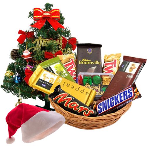 Christmas Chocolate Fun Feast Basket