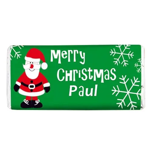 Christmas-special Personalized Santa Choco Wrap