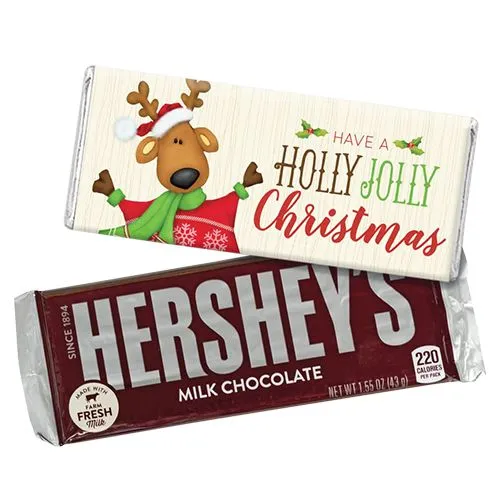 Personalized Holly Jolly Choco Bar N X-Mas Cheer