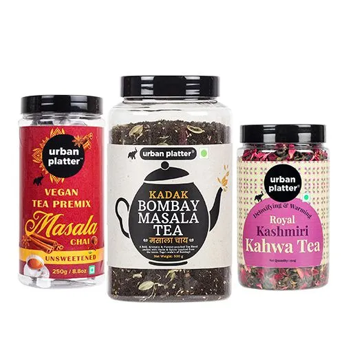 Exclusive Selection of 3 Tea Gift Hamper from Urban Platter
