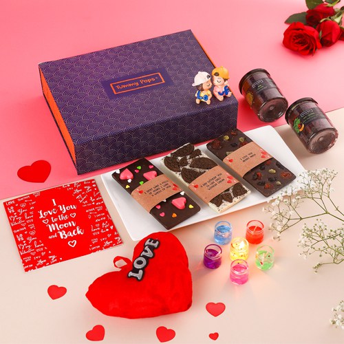 Tasty Chocolates with Scented Candle N Assortments Gift hamper