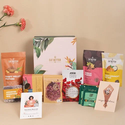 Indulgent Treats in a Nature Printed Gift Box