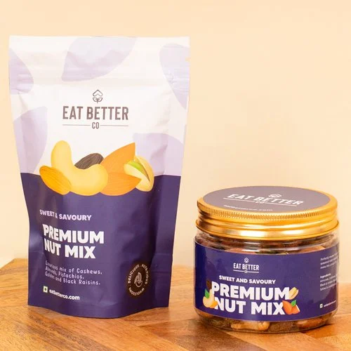 Healthy Pack of Premium Nut Mixture with Indian Spices