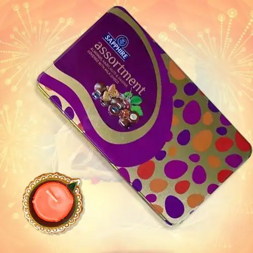 Sweet Greetings  Diwali Chocolates  N  Card