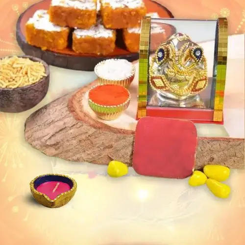 Diwali Treats  Diya, Sweets, Blessings
