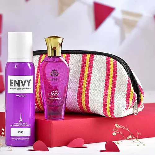Fragrance Elegance N Fashionable Pouch Combo
