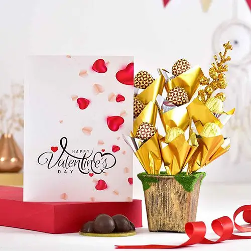 Delicious Valentines Gift Arrangement