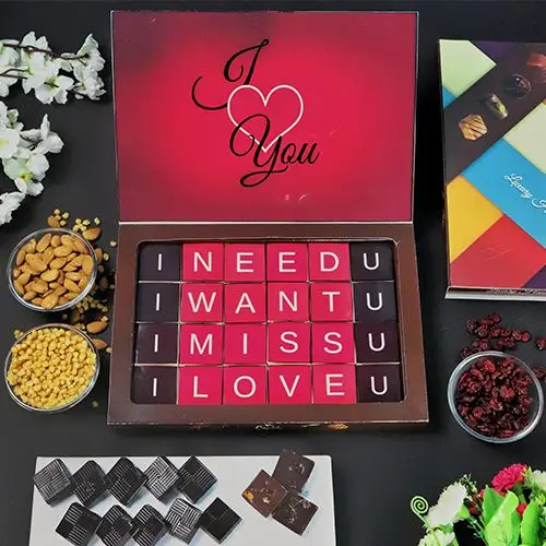 Yummy Assorted Chocolates Valentines Gift Box